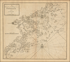 Scandinavia and Sweden Map By John Senex / Edmond Halley / Nathaniel Cutler