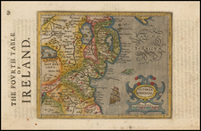 Ireland Map By Henricus Hondius