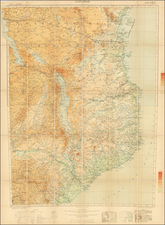 East Africa Map By Great Britain War Office Geographical Section