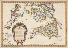 Philippines Map By Jacques Nicolas Bellin