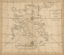 Turkey and Greece Map By John Senex / Edmond Halley / Nathaniel Cutler