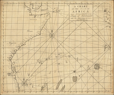 Indian Ocean, East Africa and African Islands, including Madagascar Map By John Senex / Edmond Halley / Nathaniel Cutler