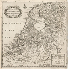 Netherlands Map By Herman Moll