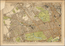 British Isles Map By Edward Stanford