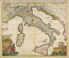 Italy Map By Peter Schenk