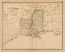 South Map By Henry Darwin Rogers  &  Alexander Keith Johnston