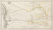 Plains, Kansas and Rocky Mountains Map By Col. Henry P. Dodge / Lt. Enoch Steen