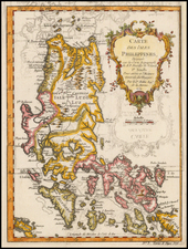 Philippines Map By Jacques Nicolas Bellin