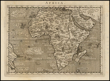 Africa and Africa Map By Giovanni Antonio Magini
