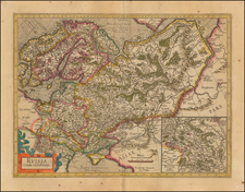 Russia, Baltic Countries and Scandinavia Map By Gerard Mercator