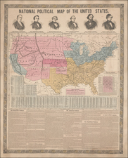 United States Map By Adolphus Ranney