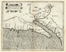 Southwest, Mexico, Baja California and California Map By Cornelis van Wytfliet