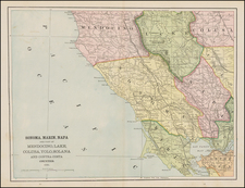 California Map By Rand McNally & Company