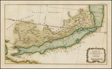 Middle East and Arabian Peninsula Map By Jacques Nicolas Bellin