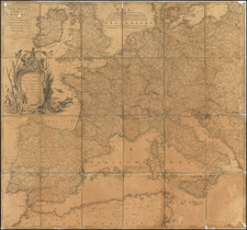 Europe and Europe Map By John Rocque