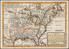 United States, Midwest and Plains Map By Herman Moll