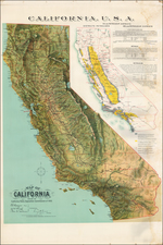 California Map By H.S. Crocker Co.