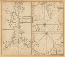 Baltic Countries, Scandinavia, Denmark and Germany Map By John Senex / Edmond Halley / Nathaniel Cutler