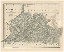 Southeast Map By Sidney Morse  &  Samuel Breese