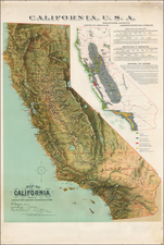 California Map By H.S. Crocker Co.