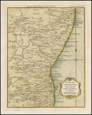 India Map By Jacques Nicolas Bellin