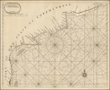 A New Chart of Part of the Coast of Coremandell from Armegon to Bimlepatam