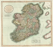 Europe and British Isles Map By John Cary