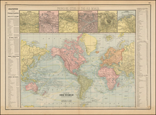 World and World Map By George F. Cram
