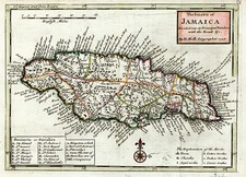 Caribbean Map By Herman Moll