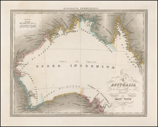 Australia Map By Francesco Marmocchi