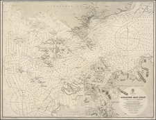 Singapore Map By British Admiralty