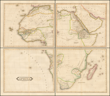 Africa and Africa Map By W. & D. Lizars