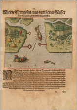 Southeast and Georgia Map By Theodor De Bry