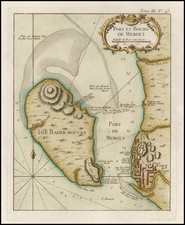 India and Southeast Asia Map By Jacques Nicolas Bellin