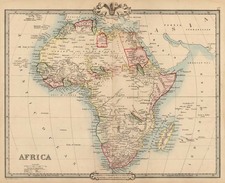 Africa and Africa Map By G.F. Cruchley