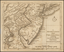 Mid-Atlantic Map By Gentleman's Magazine