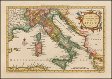 Italy Map By George Rollos