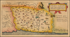 Holy Land Map By Christian van Adrichom