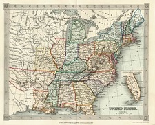 United States and South Map By Thomas Kelly