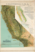 California Map By H.S. Crocker Co.