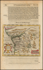 West Africa Map By Jodocus Hondius / Samuel Purchas