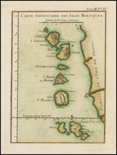 Southeast Asia and Indonesia Map By Jacques Nicolas Bellin