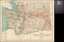 Washington Map By Flemming, Brewster & Alley