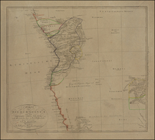 West Africa Map By Iohann Matthias Christoph Reinecke