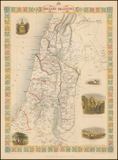 Holy Land Map By John Tallis