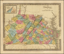 Southeast Map By David Hugh Burr