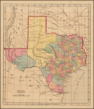 Texas Map By Sidney Morse