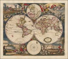 World and World Map By Frederick De Wit