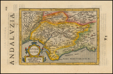 Spain Map By Jodocus Hondius - Michael Mercator