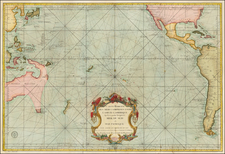 Australia & Oceania, Pacific, Australia and Oceania Map By Depot de la Marine